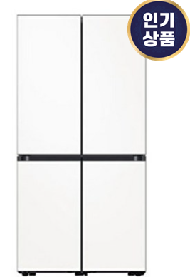  RF85B9121W6  삼성전자 비스포크 냉장고 4도어 프리스탠딩 추천 874 L 새틴화이트 제품 정보