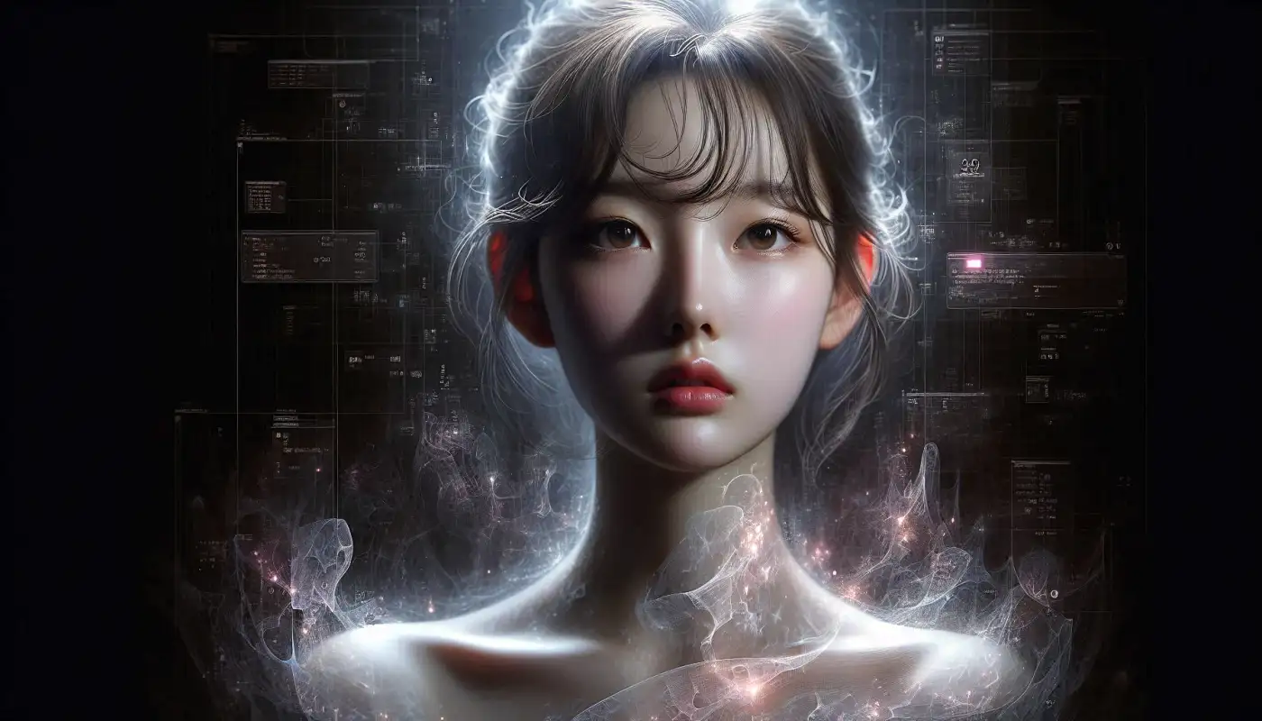 구글-챗GPT-AI를-사용하는-여성의-모습