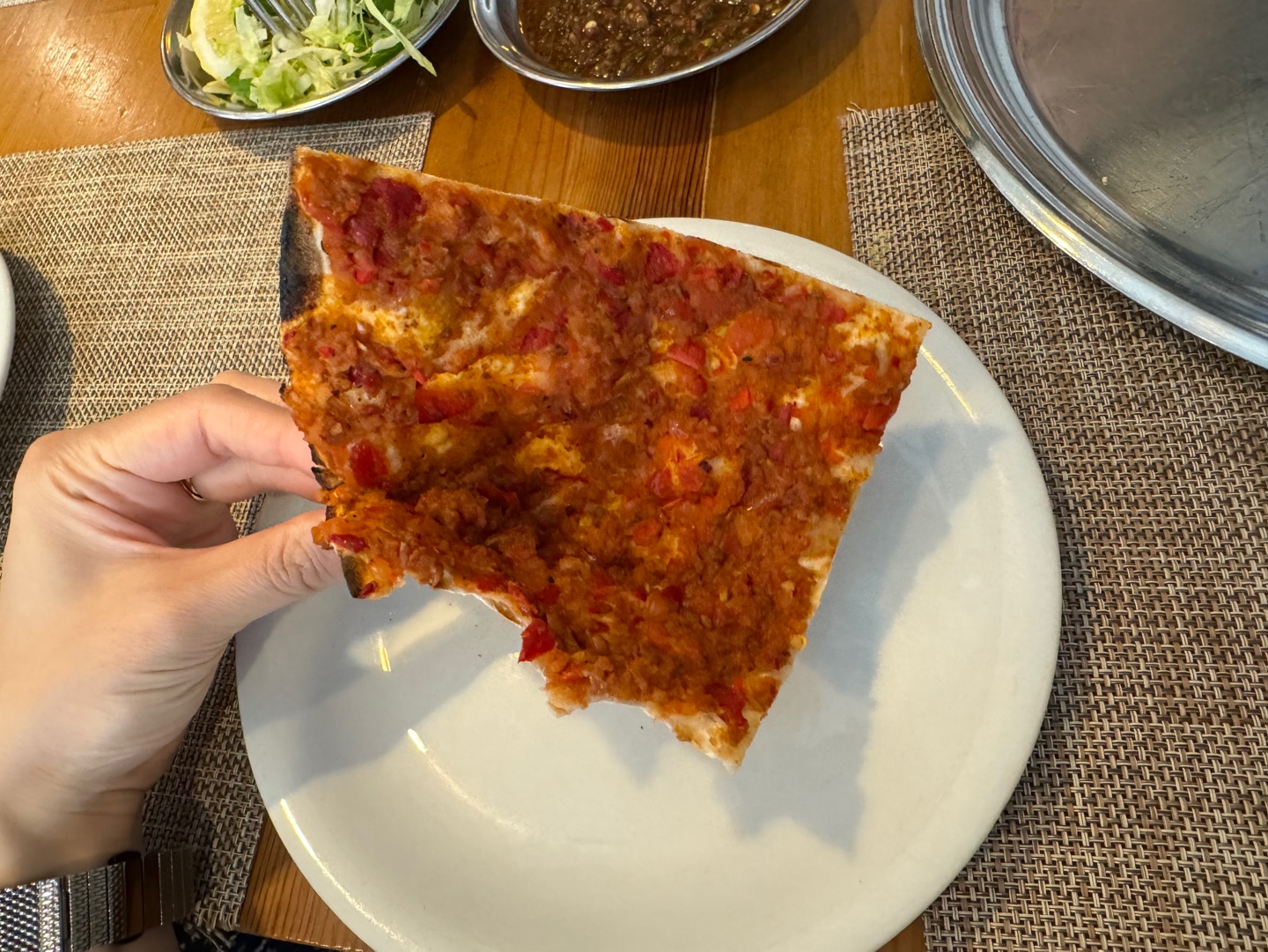 Lahmacun with Onion