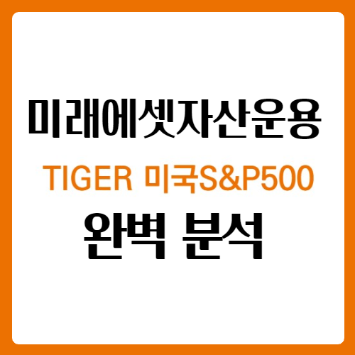  타이거 미국S&P500 완벽 분석