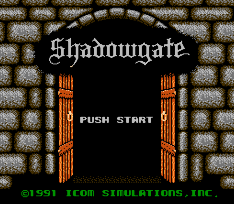  NES ROMS - Shadowgate (EUROPE / 유럽판 롬파일 다운로드)