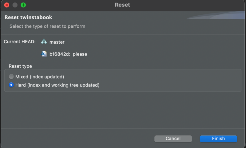 깃허브-리셋-하드