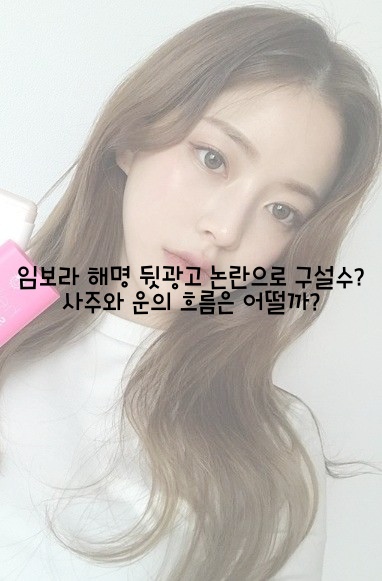  임보라 해명 뒷광고 논란으로 구설수? 사주와 운의 흐름은 어떨까?