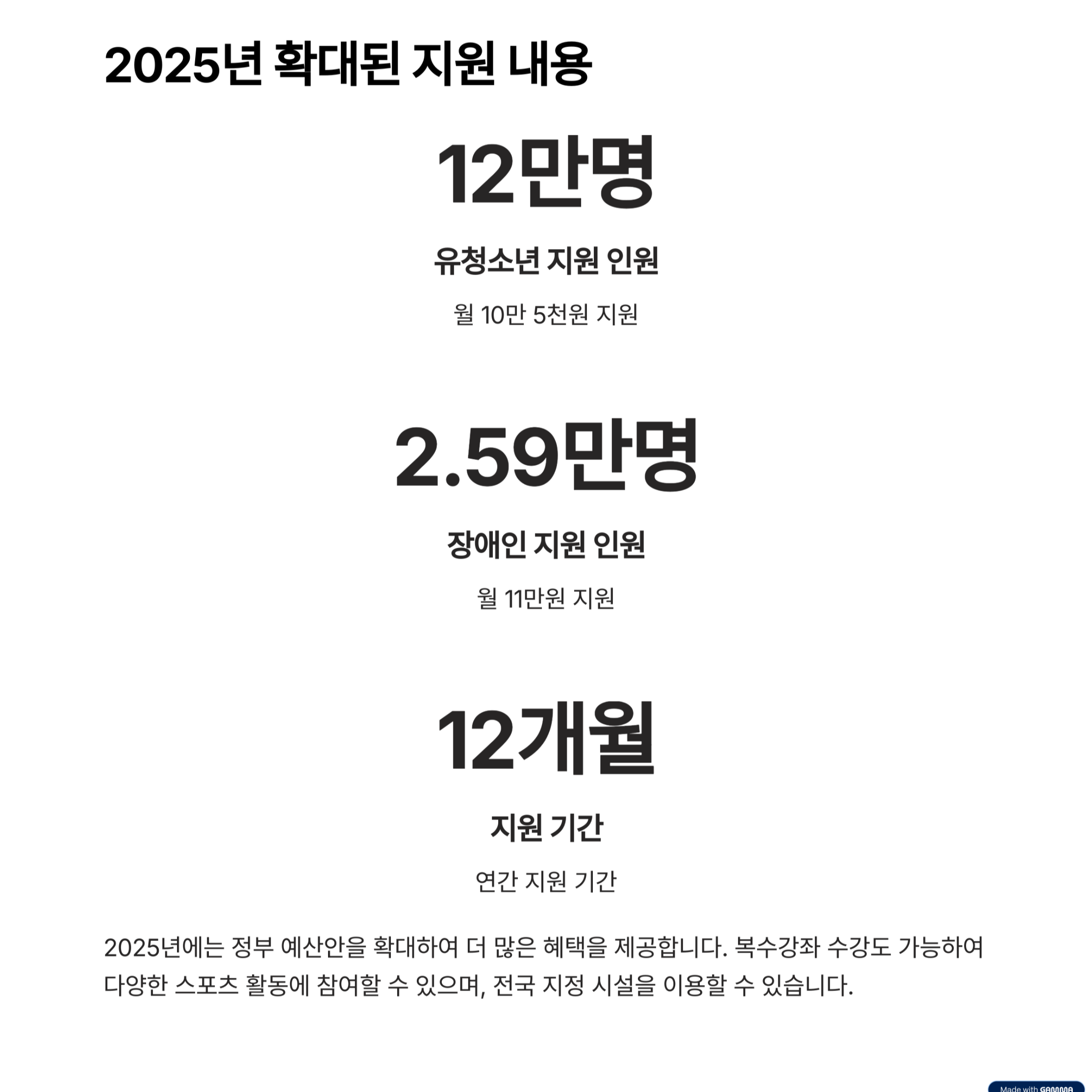 2025년 저소득층 스포츠강좌 이용권 지원: 월 최대 10만 5천원 지원받고 운동하자!