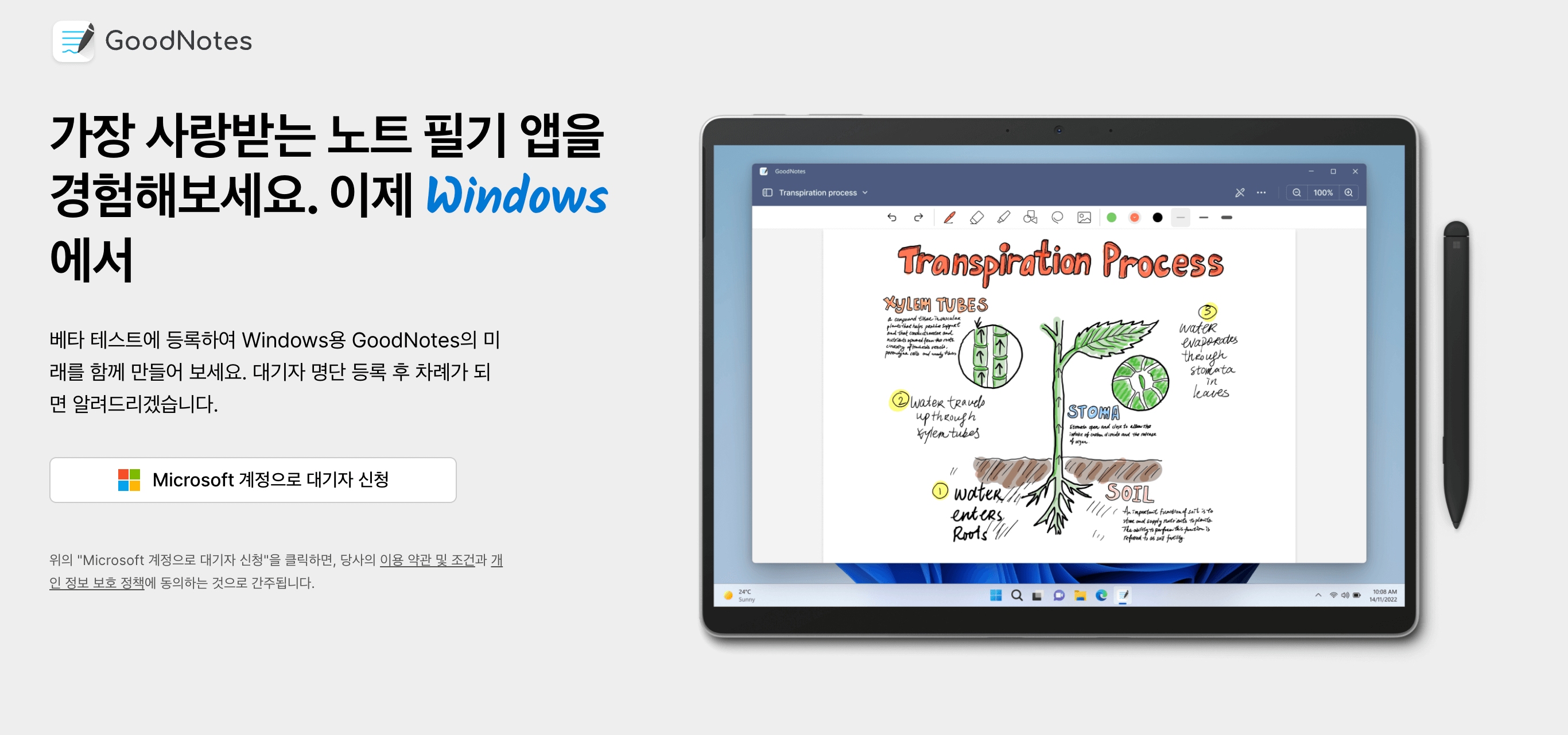 윈도우용 굿노트 출시 소식 및 가격 윈도우용 굿노트 출시 소식 및 가격