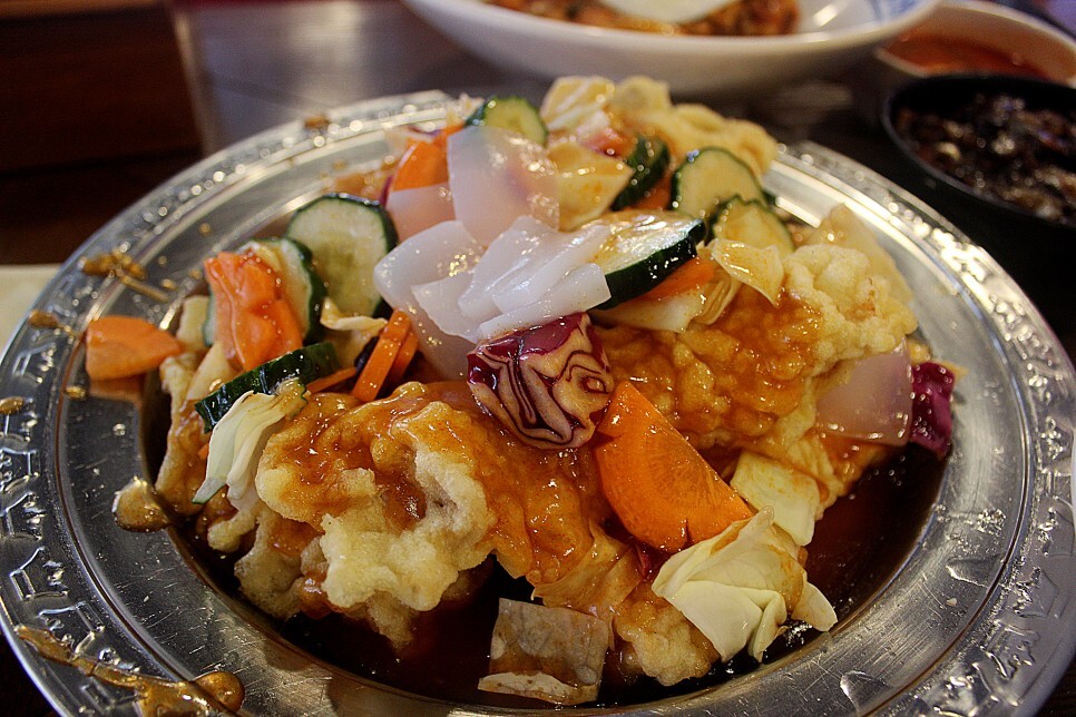 대구 맛집 탐방 대명동 계대 짬뽕 중국집 회성각 후기 - 탕수육 中 (22,000원) 대구 맛집 탐방 대명동 계대 짬뽕 중국집 회성각 후기 - 탕수육 中 (22,000원)