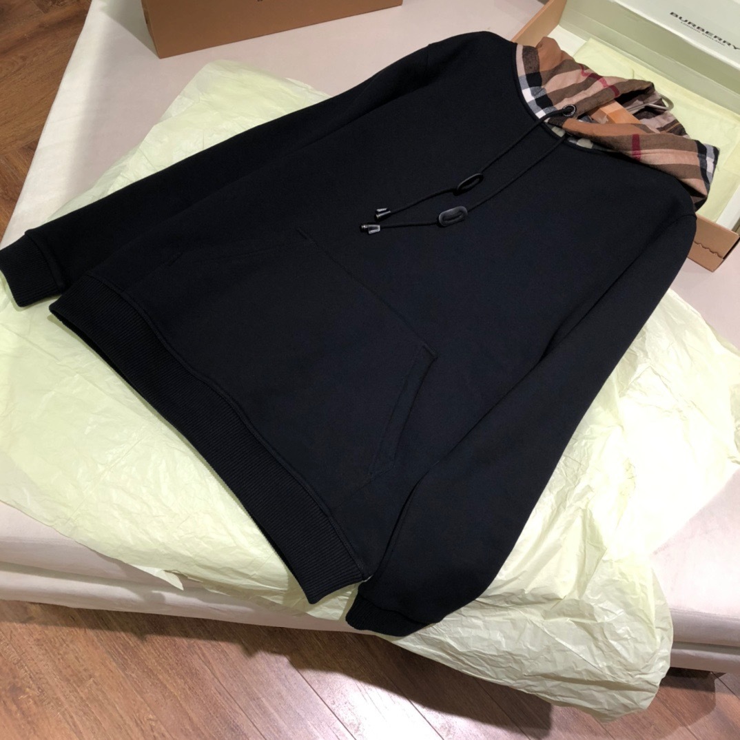  [BURBERRY] 버버리 체크 스웨트 셔츠 후드 티셔츠 8045004 (3 COLOR)
