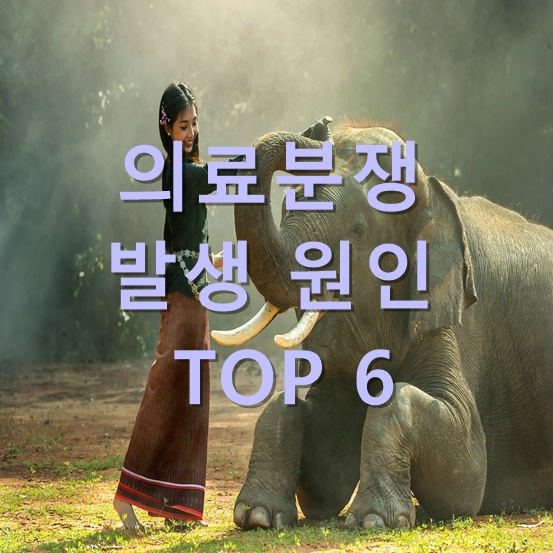  의료분쟁의 원인&발생 유형 TOP 6