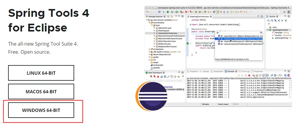 spring tool suite 4 download