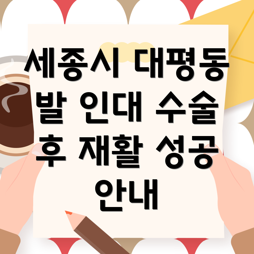 발 인대 수술 후 재활