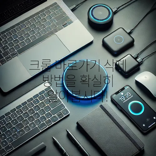 크롬 바로가기 삭제 방법을 확실히 알아봅시다!