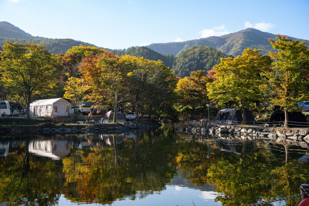 유명산 밸리 캠프장 호수