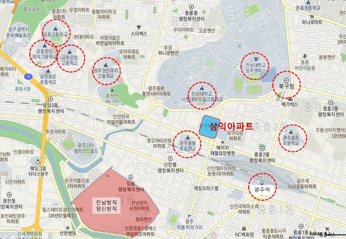 광주광역시 북구 신안동 삼익아파트 재건축