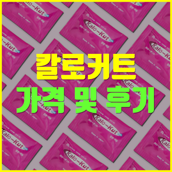 칼로커트 가격 후기
