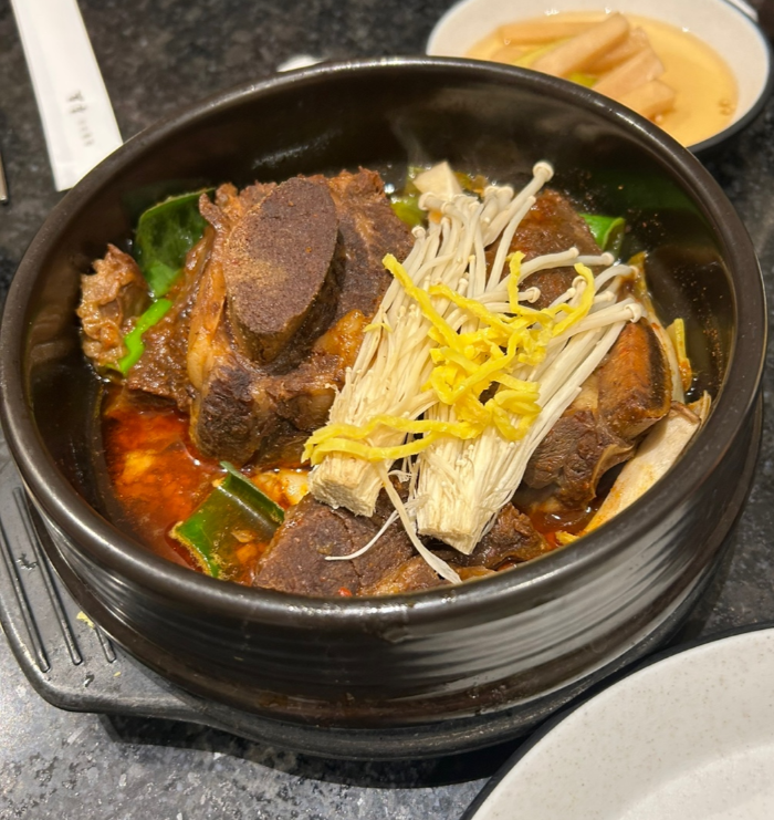 매운 소갈비찜 정식 사진