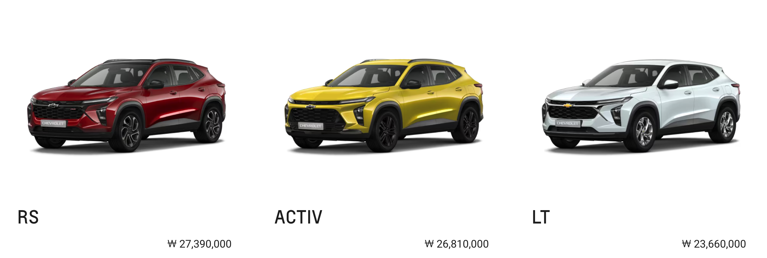 트랙스 크로스오버