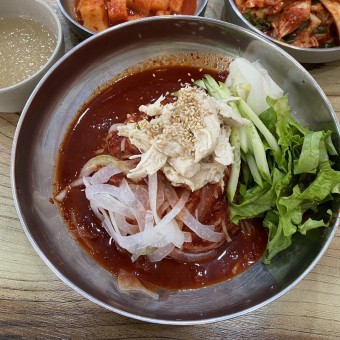 초계국수 닭볶음탕