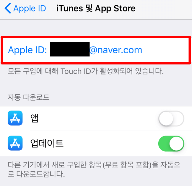 애플아이디보기