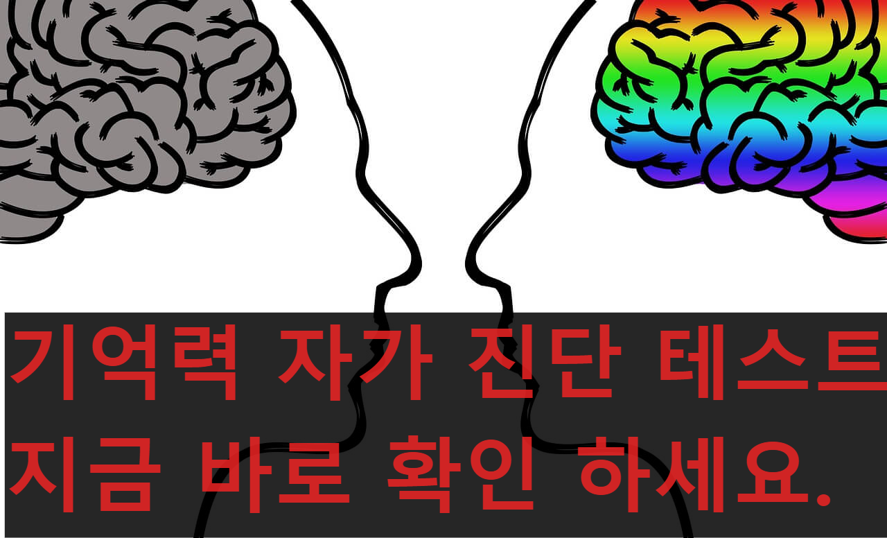 기억력 자가 진단 테스트