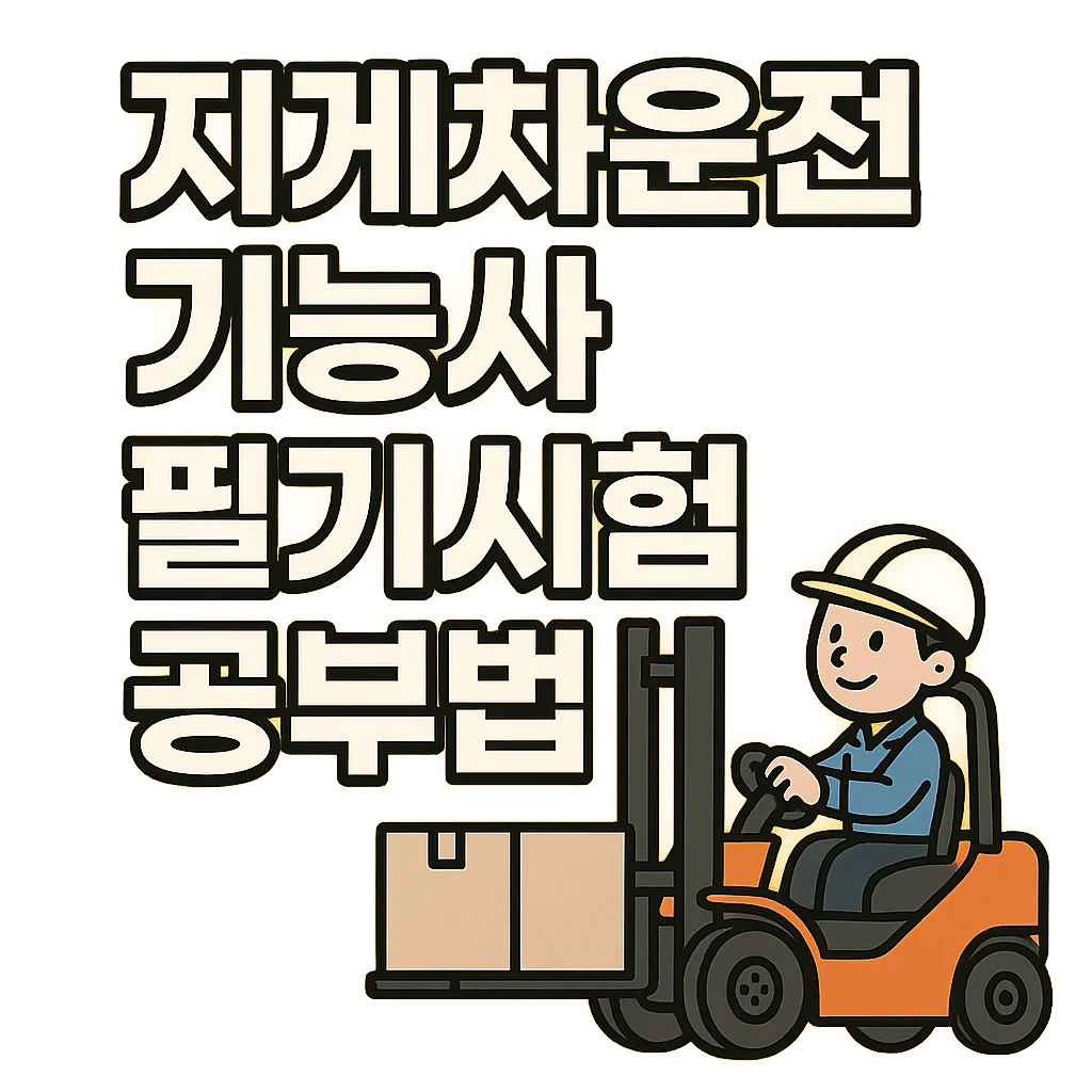 지게차운전기능사 필기시험 공부법과 추천 교재｜2025 기출 반영