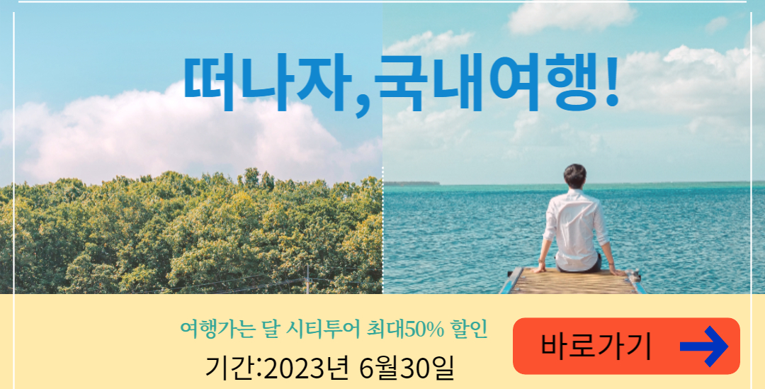한국관광공사-시티투어버스-할인권-설명