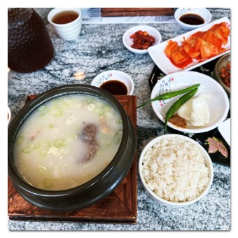 곰탕  꼬리곰탕 사골곰탕