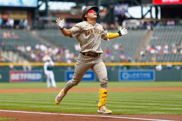  MLB 김하성 아시아 최다 15경기 멀티출루 이치로와 타이