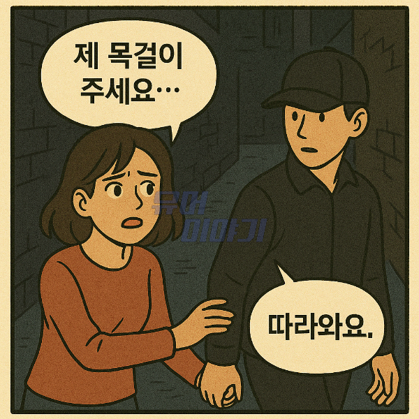 눈앞에서 목걸이를 훔쳐간 남자를 따라가자 벌어진 소름돋는 일 8