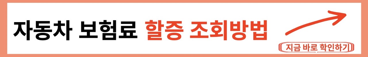 자동차 보험료 할증 확인