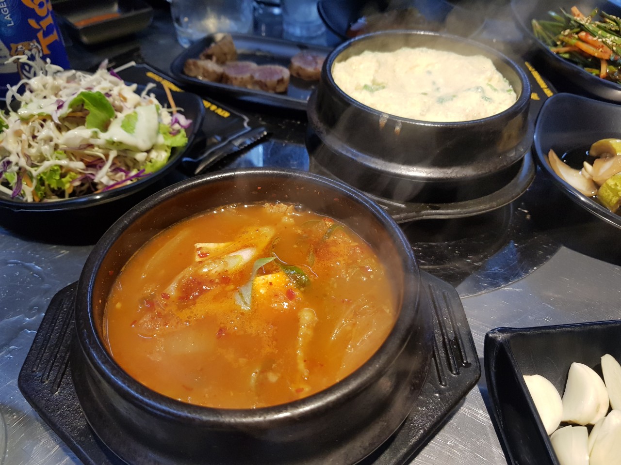 호치민 7군 푸미흥 일산 장군집 - 서비스 계란찜 & 김치찌개