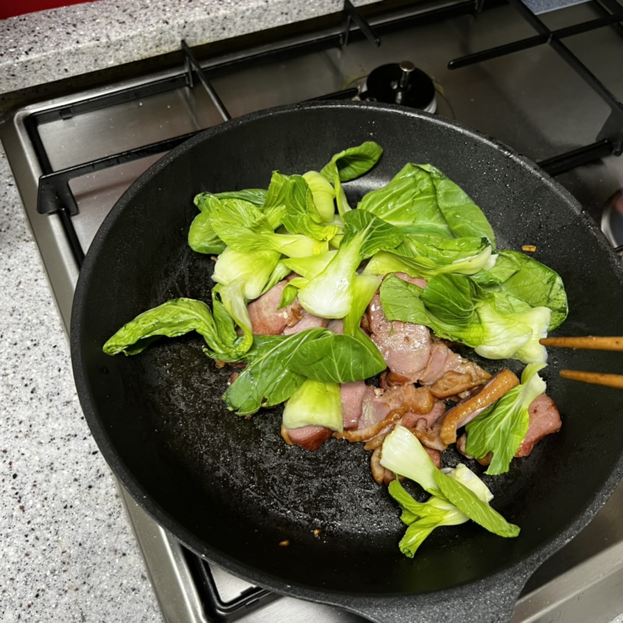 [오늘 아침] 오리 / 청경채 / 사과 / 복숭아 / 현미밥 삶은계란 / 다이어트 식단 10