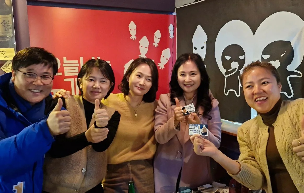  변광용거제시국회의원후보, 걸어서 시민속으로 장평동에서 청년들과 함께