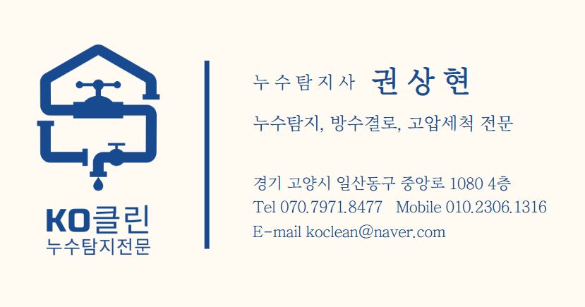일산 정발산동 누수탐지9