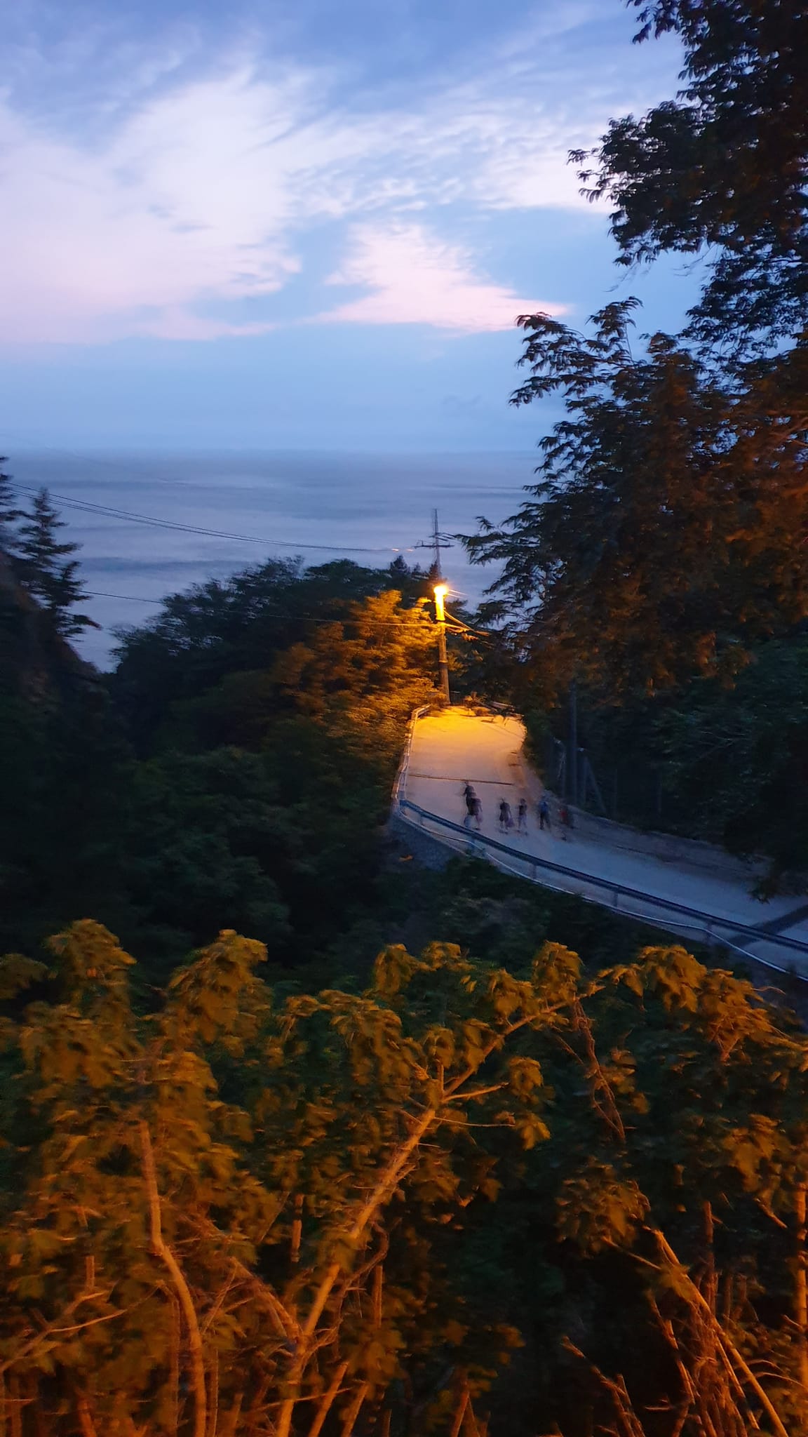 울릉도 학포마을 저녁풍경