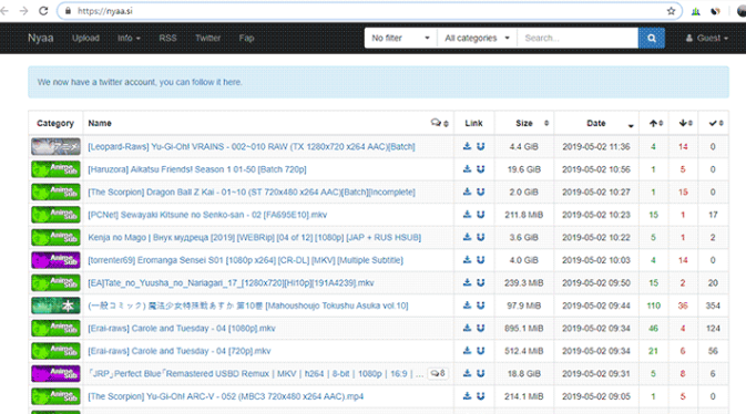  해외 토렌트 사이트 TOP 10