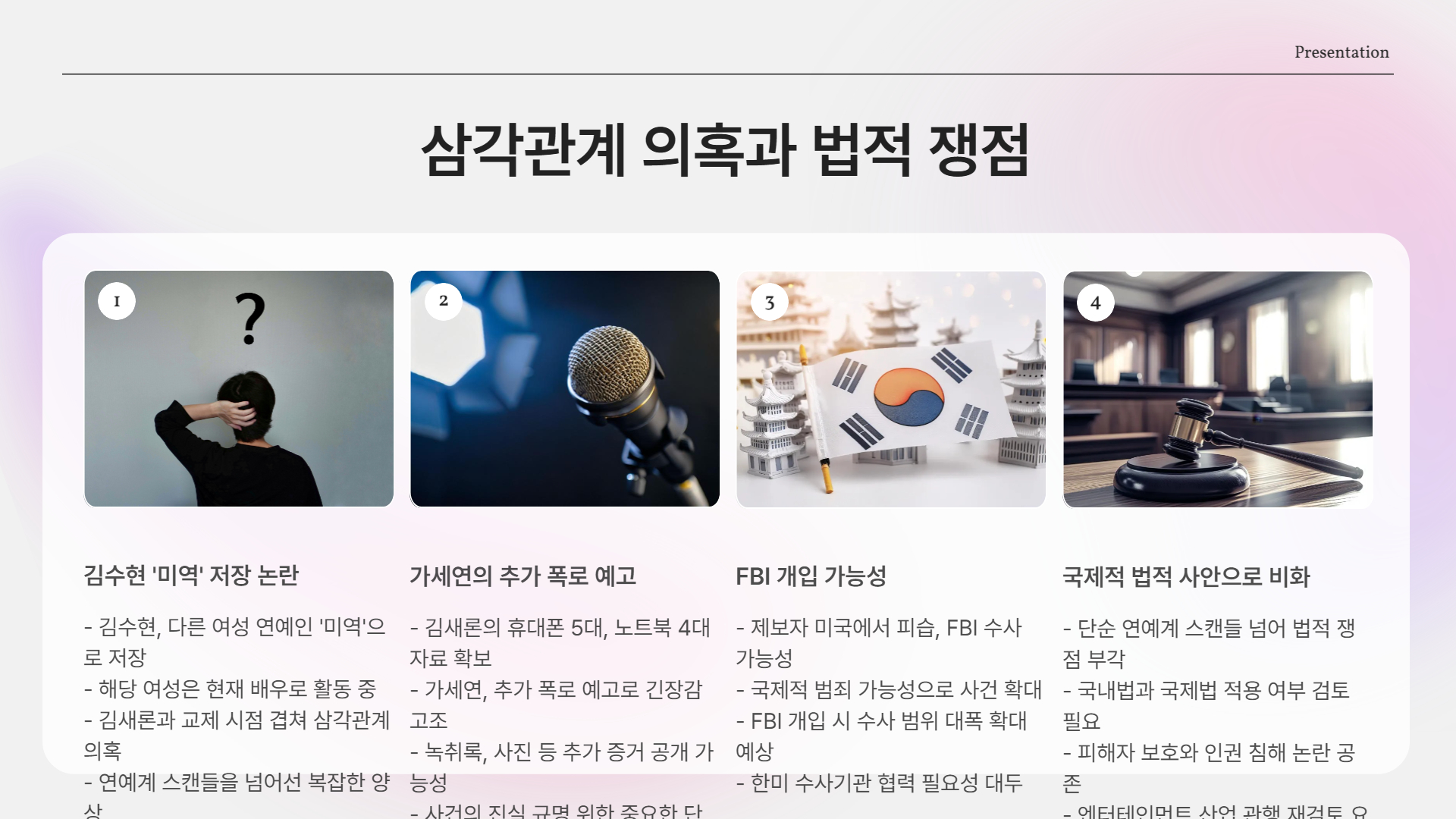 법적 쟁점과 수사 확대 가능성
