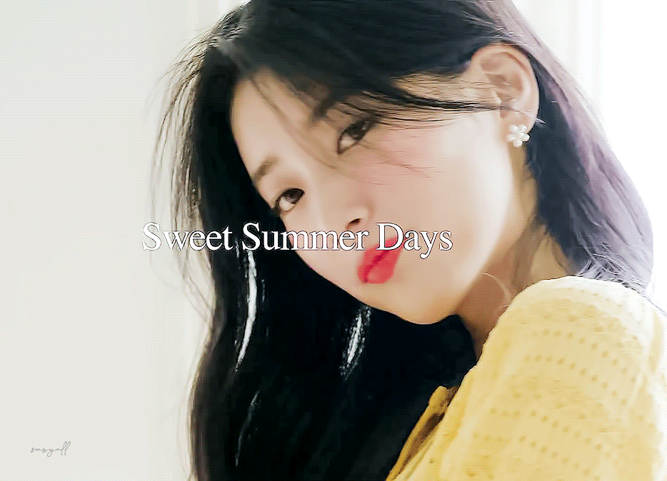  수지 게스 2022 여름 화보 움짤