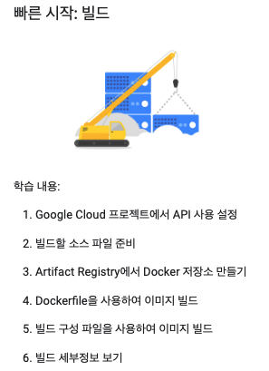  [GCR] google cloud docker image 저장 (cloud build, Artifact Registry)