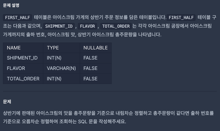  [SQL] ORDER BY