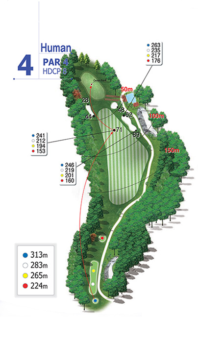 해피니스CC 휴먼 코스 4번 홀