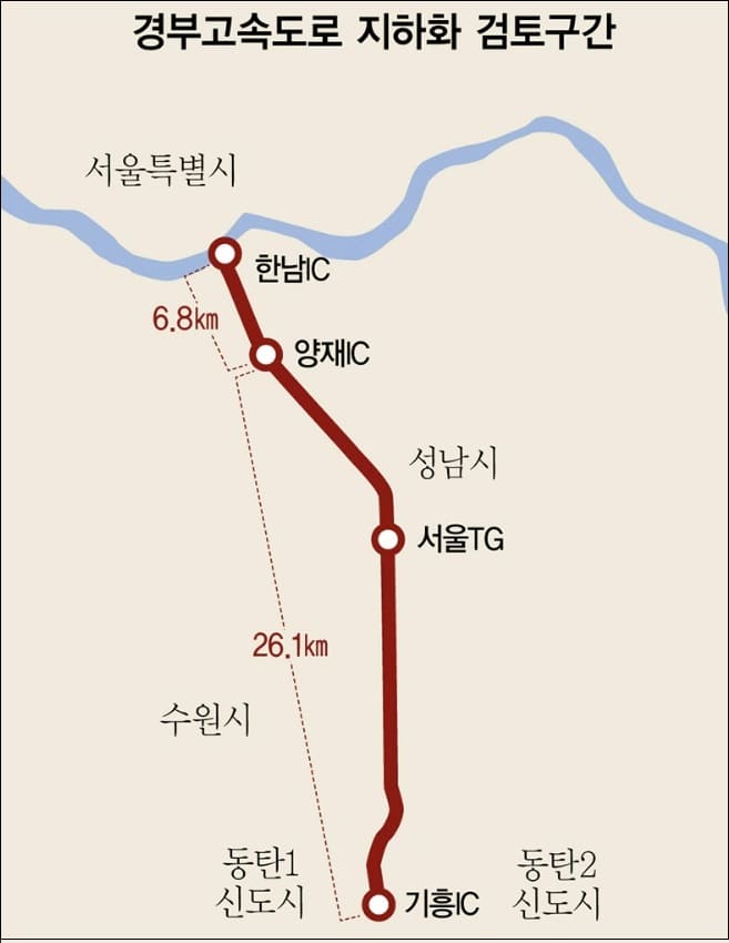  서울시, 경부간선도로 지하화 계획 차질...안전문제 불거져