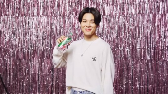  방탄소년단 지민, 칠성사이다 광고 상큼 발랄 매력 발산 '매력 톡!톡!'