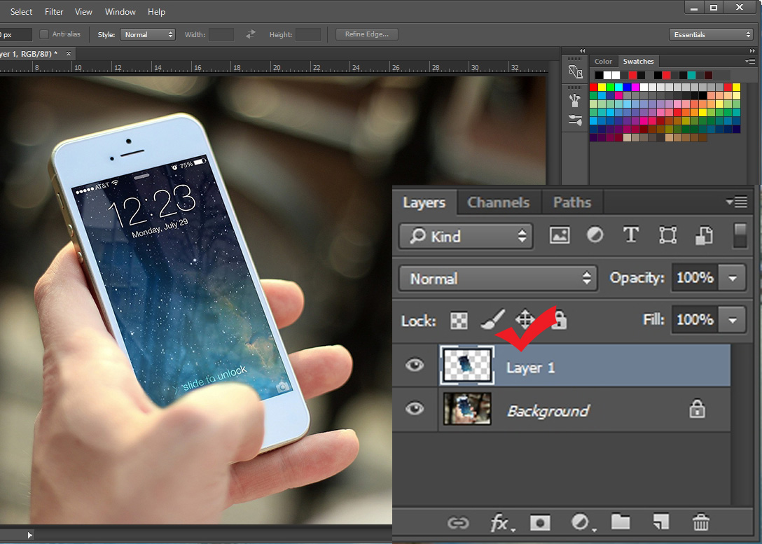 photoshop popup effect