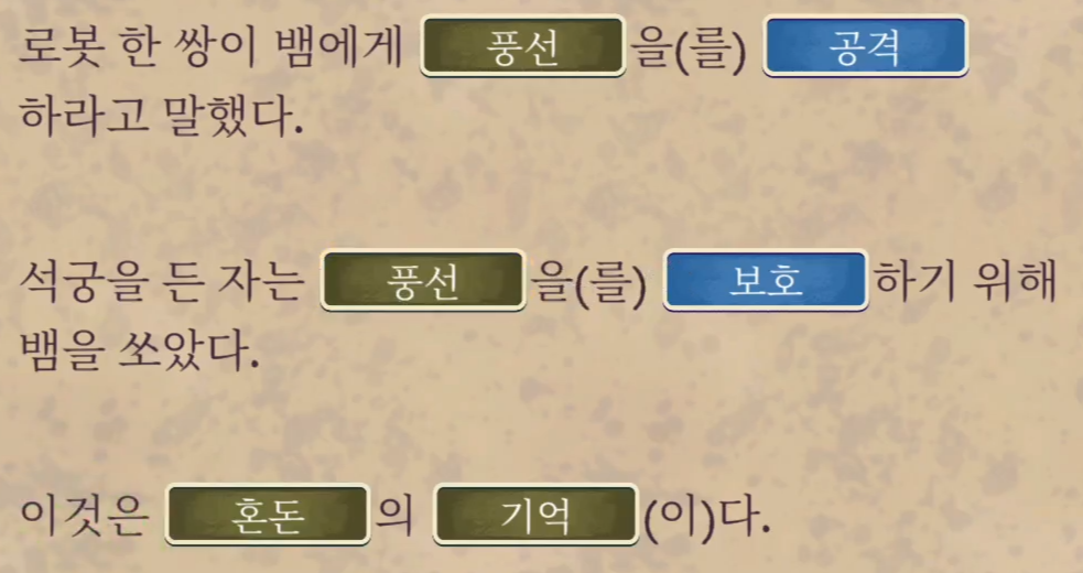 다시 깨어난 황금 우상 DLC '뉴웰스의 죄악' 정답지 - 사건 4 공격 해답