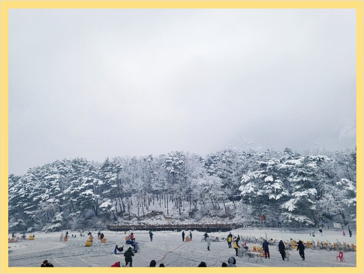 겨울 가족여행 추천 포천 산정호수