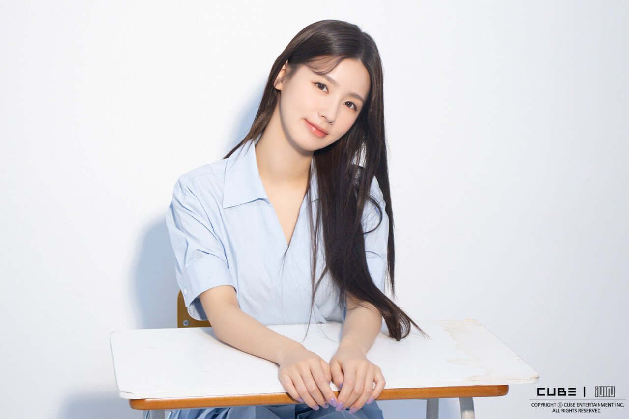  여자아이들 미연 소속사 프로필 사진 촬영 비하인드