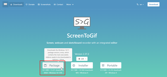 Screen To Gif 다운로드
