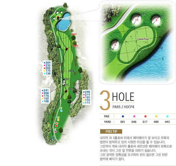 캐슬렉스CC 아웃 코스 3번 홀