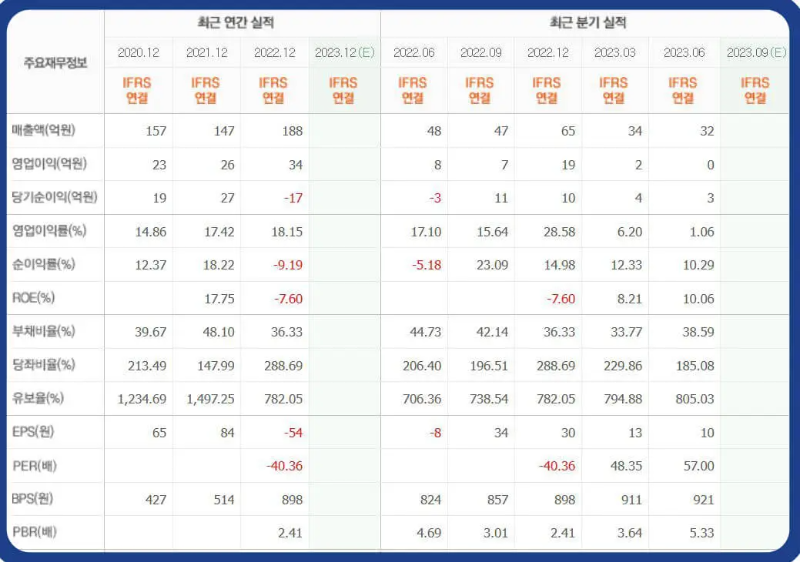 파이버프로-기업실적