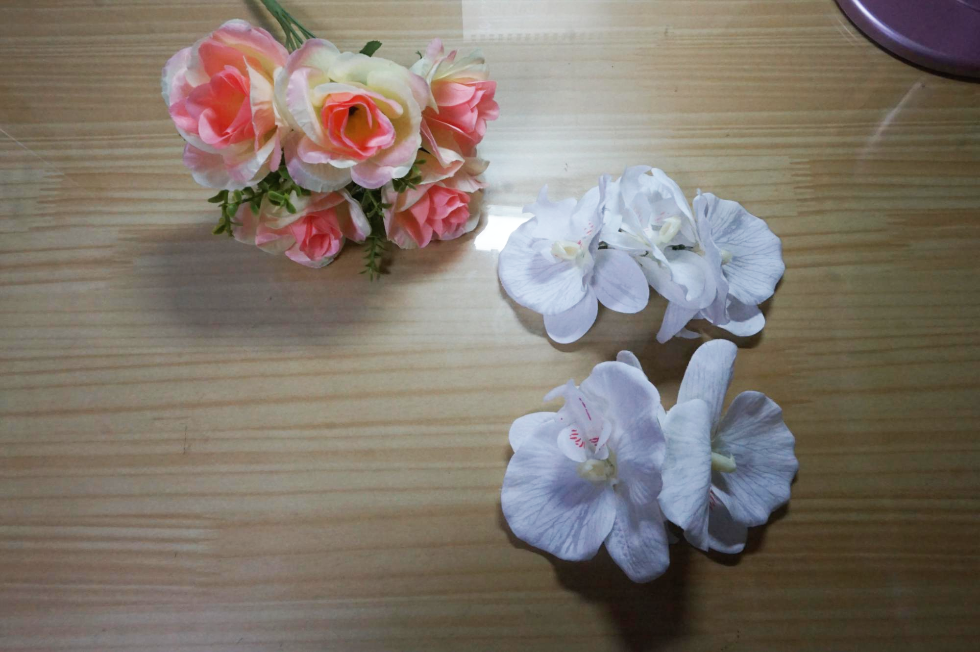  헤어핀 만들기, 꽃핀, 셀프웨딩